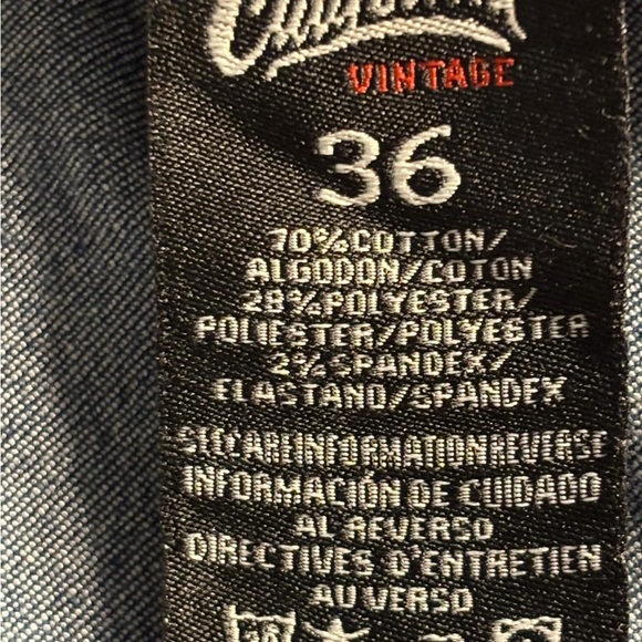 California Vintage Skinny Distressed Jeans Size 36 Stretch - Picture 4 of 5